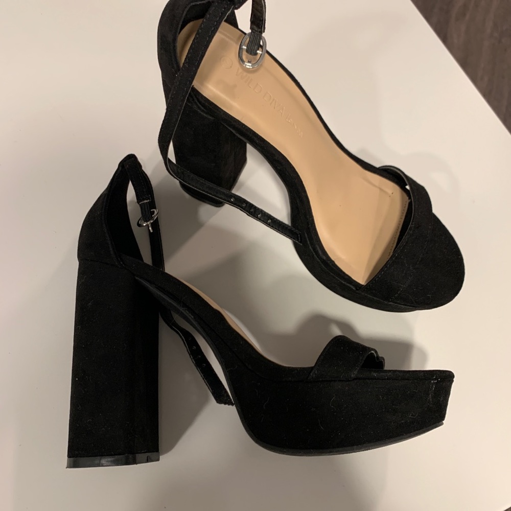 Platform Block Heel - image 1